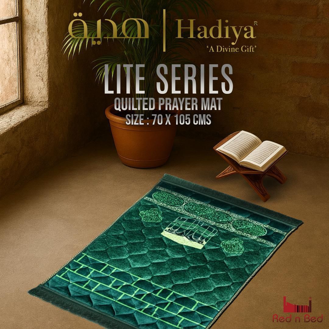 Lite Series Sacred Kaaba jayenamaz Forest Green Quilted Edition