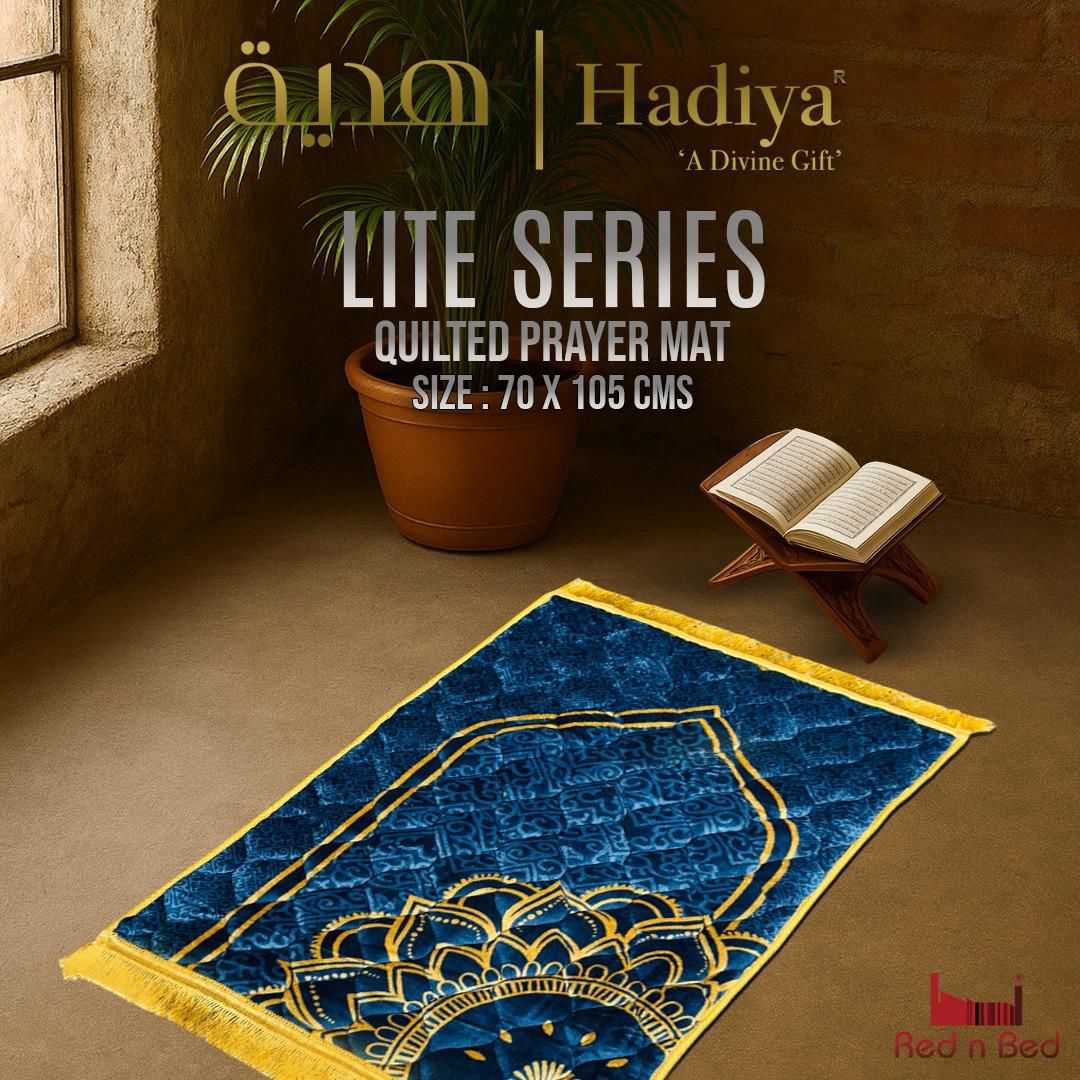 Lite Series Quilted Jayenamaz Royal Blue & Gold